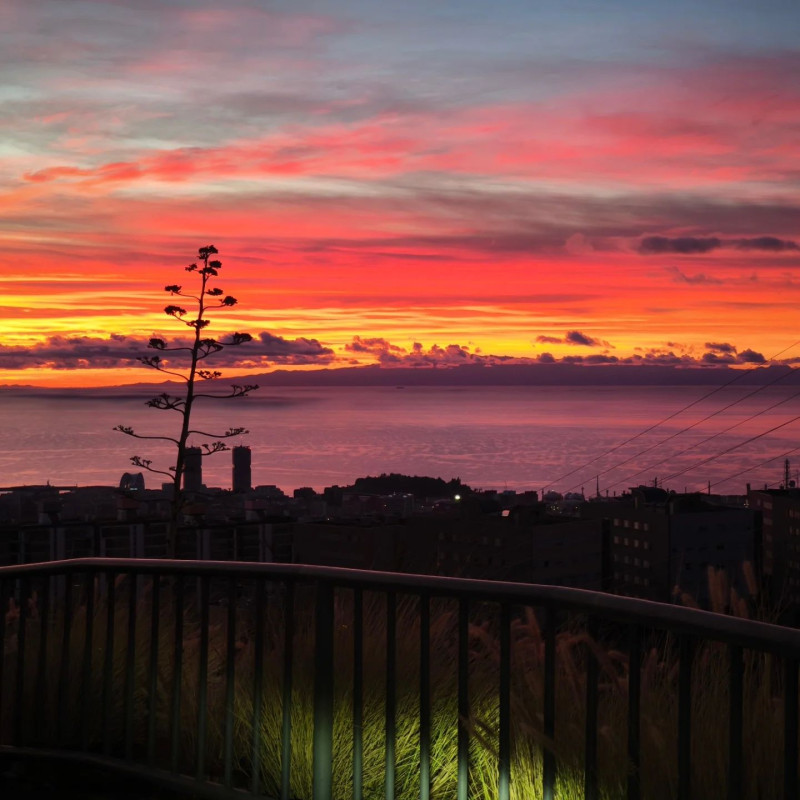Gran Canaria y la Cuesta al amanecer