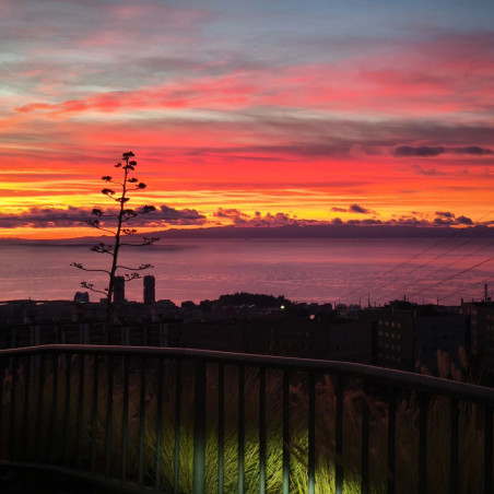 Gran Canaria y la Cuesta al amanecer