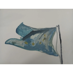 Bandera Europea al viento