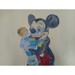 El abrazo de Mickey
