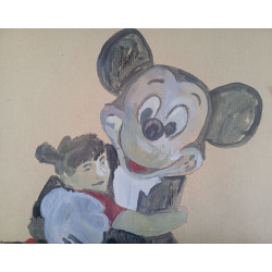 El abrazo de Mickey