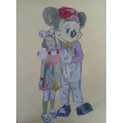 El abrazo de Mickey