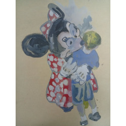 El abrazo de Minnie