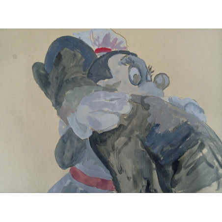 El abrazo de Minnie