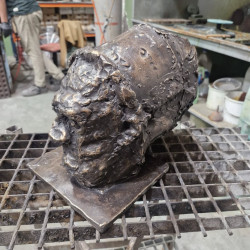 Hombre desplazado senegalés