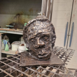 Hombre desplazado senegalés