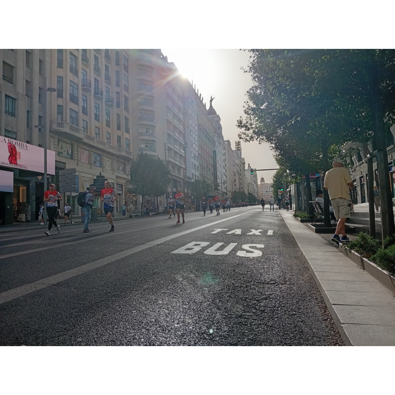 La carrera en Gran Vía