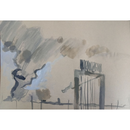 Niño columpiándose en el estrecho de Ormuz.