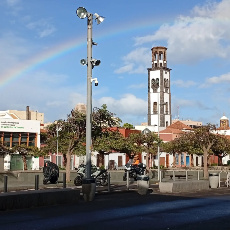 Arco iris en el Tea