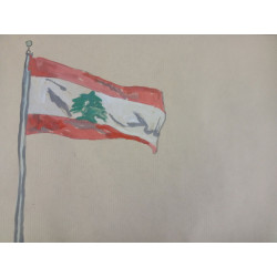 Bandera del Líbano