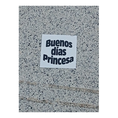 Buenos días Princesa