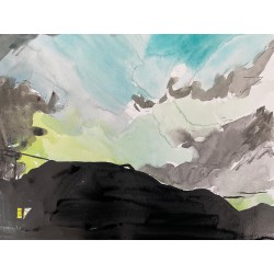 La noche llegando a Tabares