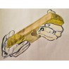 Lingote de oro en la mano