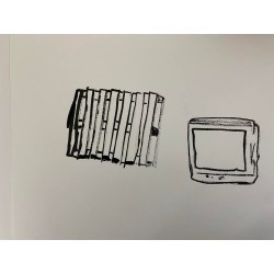 Palet y televisión