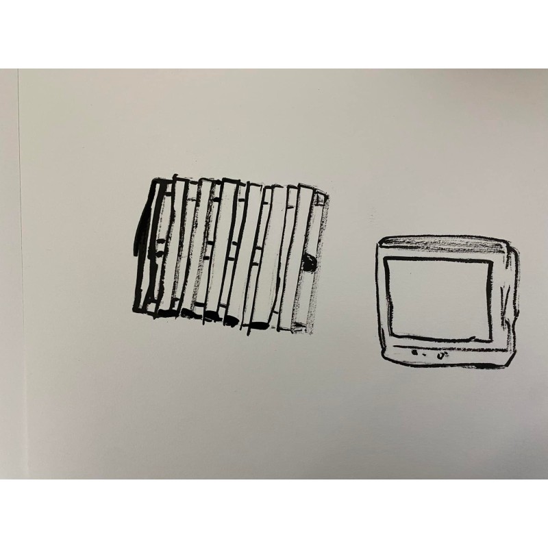 Palet y televisión