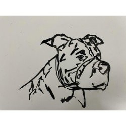 Perro con bozal o que se calle el perro