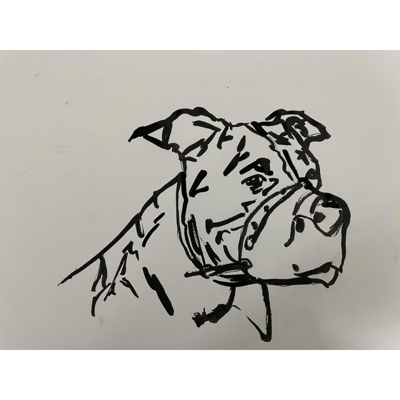 Perro con bozal o que se calle el perro