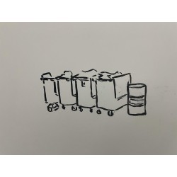 Un barril y la basura