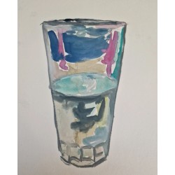 Agua en vaso obrero