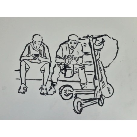 Móvil y patinete