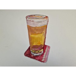 Caña en vaso obrero