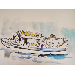 Balseros en el Mediterráneo