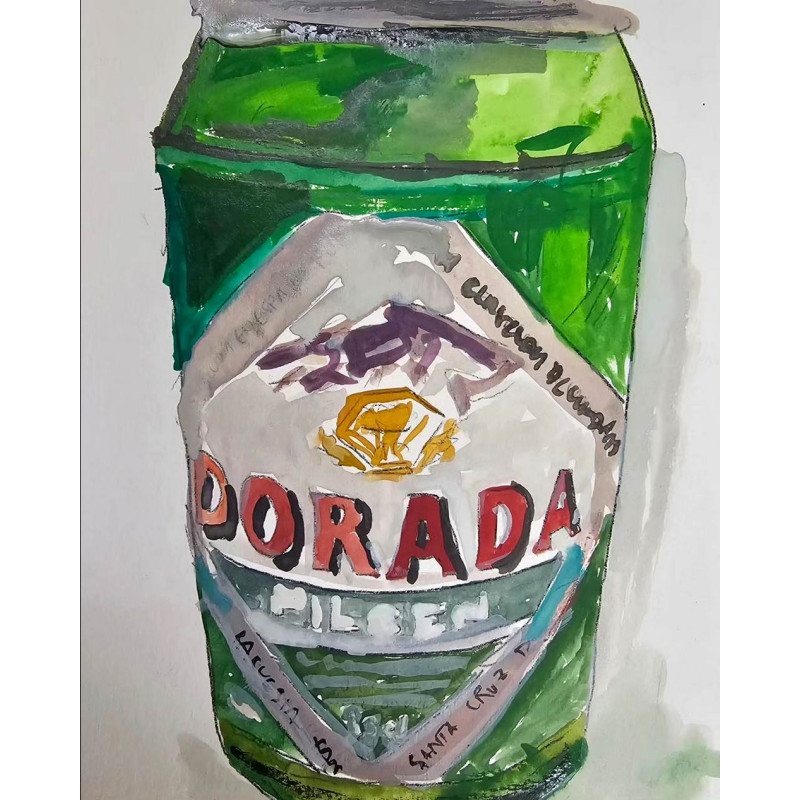 Cerveza lata dorada pilsen