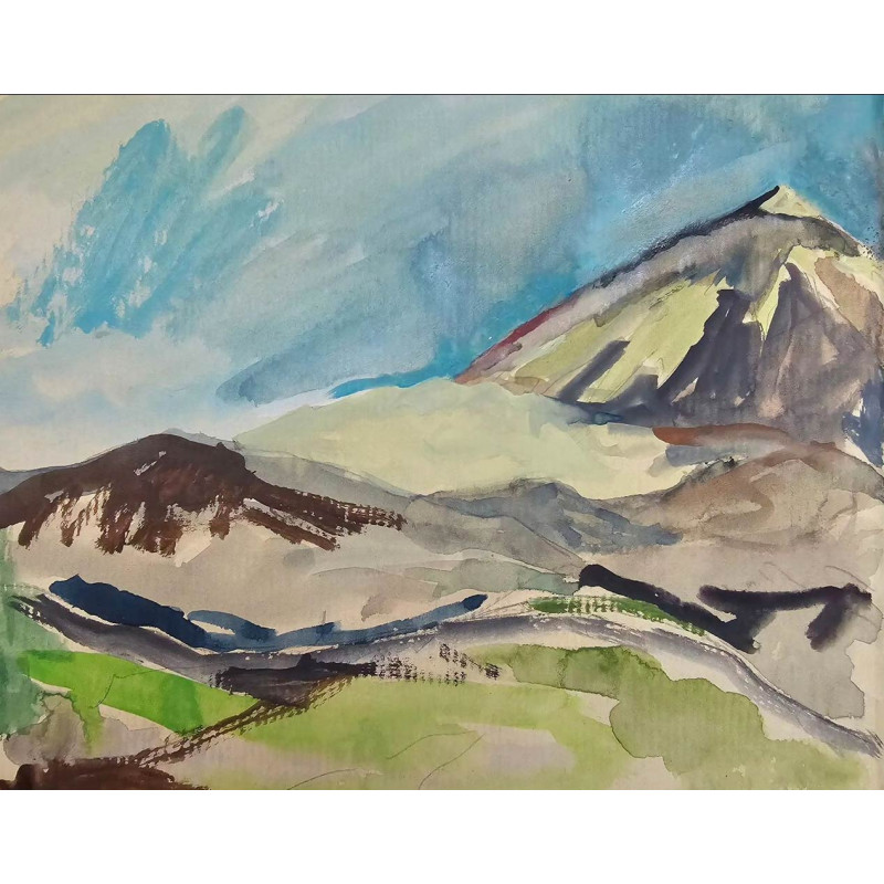 Teide quemado en los incendios del verano de 2023