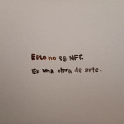 Esto no es NFT.
